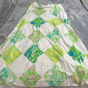 Lilly Pulitzer Vintage?? Maxi skirt patchwork